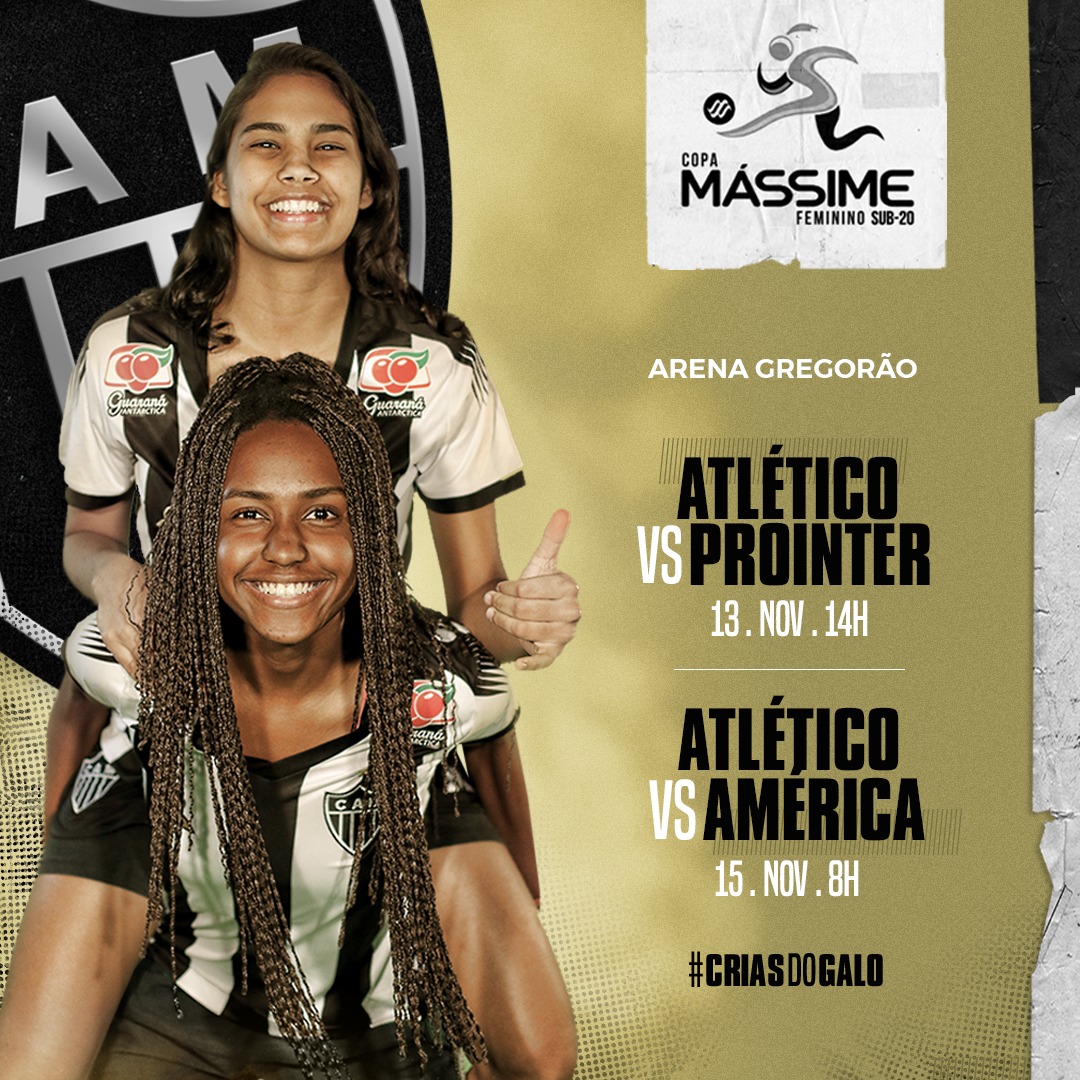 Galo Futebol Feminino Sub 20 estreia na Copa Mássime Clube Atlético