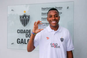 Já na Cidade do Galo, Robinho será apresentado após o treino