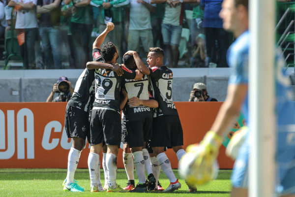 No 1º turno do Brasileirão, Galo venceu o Palmeiras por 1 a 0, no Allianz Parque, em São Paulo.