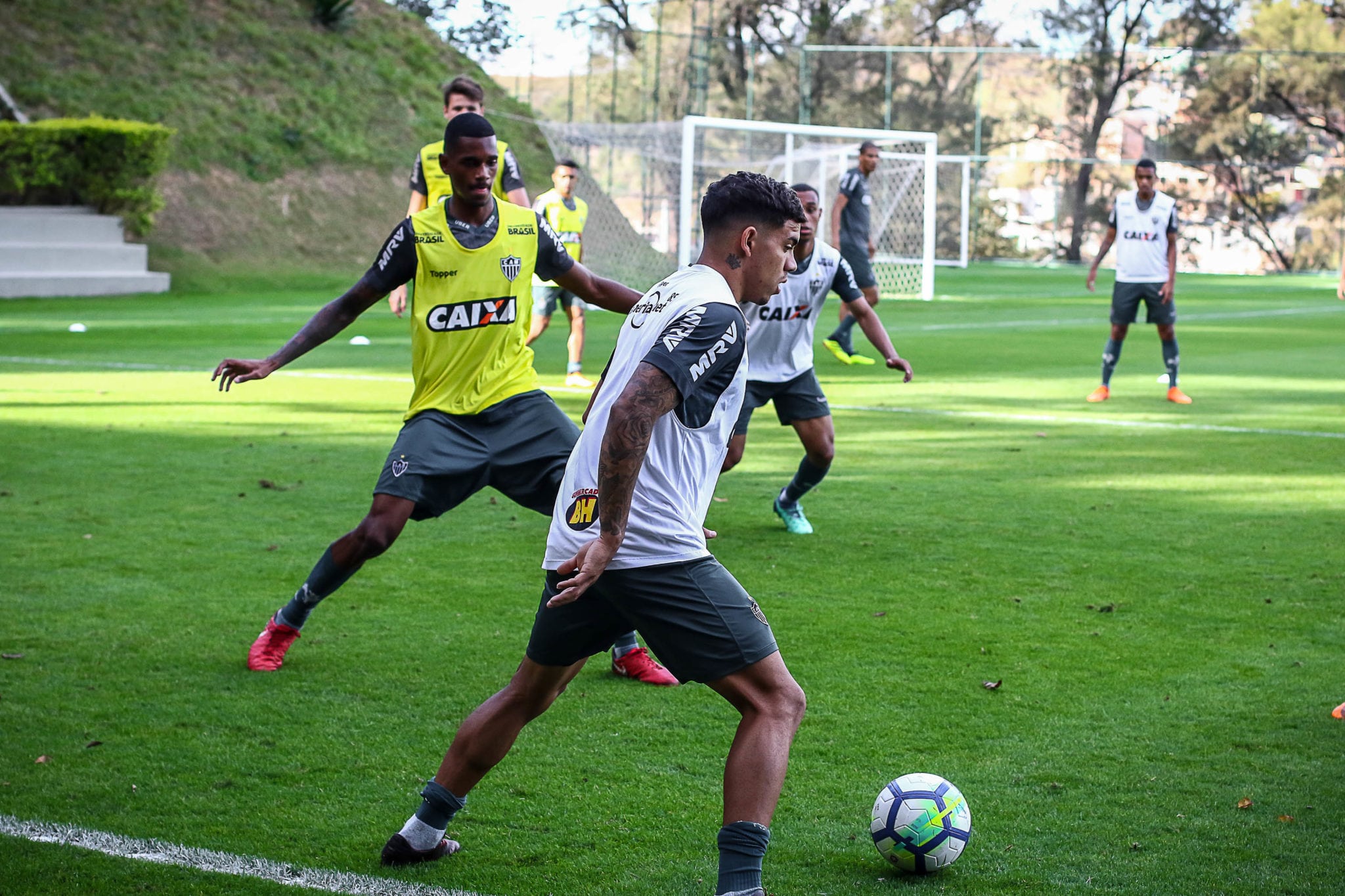CIDADE DO GALO / VESPASIANO / MINAS GERAIS / BRASIL  23.07.2018  Treino da equipe profissional na Cidade do Galo  – Foto: Bruno Cantini / Atlético