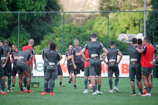 CIDADE DO GALO / VESPASIANO / MINAS GERAIS / BRASIL 17.04.2019 – Treino do Futebol Profissional – Foto: Bruno Cantini / Atlético