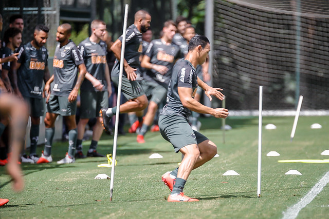 CIDADE DO GALO / VESPASIANO / MINAS GERAIS / BRASIL 12.04.2019 – Treino do Futebol Profissional – Foto: Bruno Cantini / Atlético