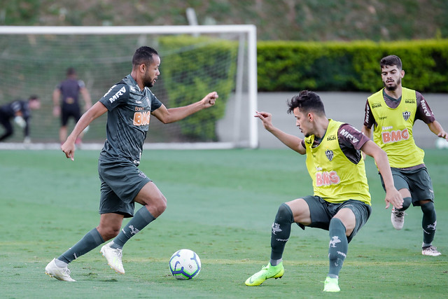CIDADE DO GALO / VESPASIANO / MINAS GERAIS / BRASIL 24.04.2019 – Treino do Futebol Profissional – Foto: Bruno Cantini / Atlético