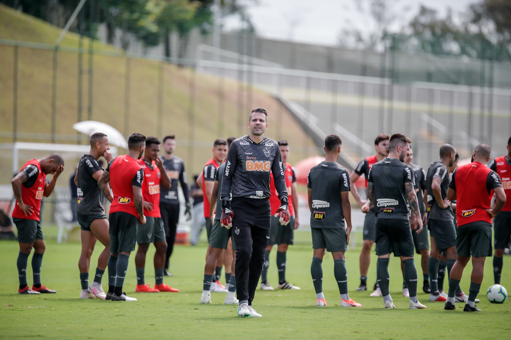 CIDADE DO GALO / VESPASIANO / MINAS GERAIS / BRASIL 29.04.2019 – Treino do Futebol Profissional – Foto: Bruno Cantini / Atlético
