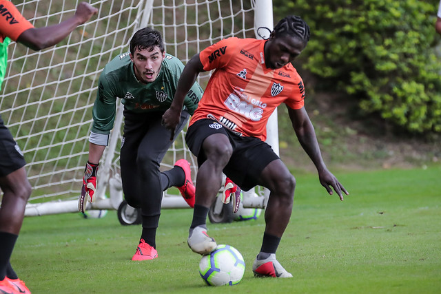 CIDADE DO GALO / VESPASIANO / MINAS GERAIS / BRASIL 31.05.2019 – Treino do Futebol Profissional – Foto: Bruno Cantini / Atletico
