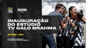 Atlético inaugura o Estúdio TV Galo – Brahma
