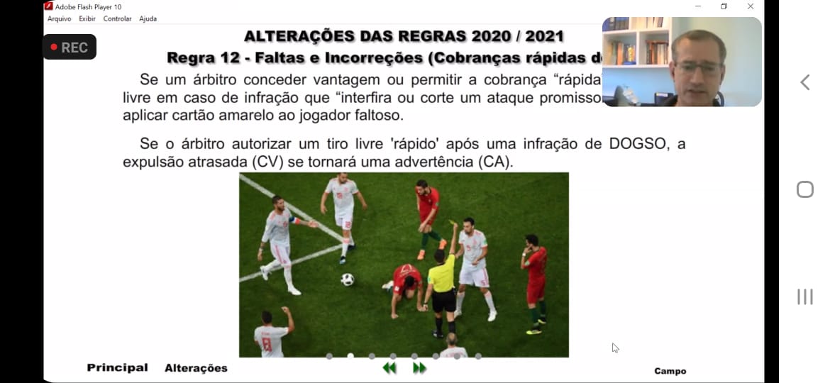 REGRAS DO FUTEBOL 2020/2021