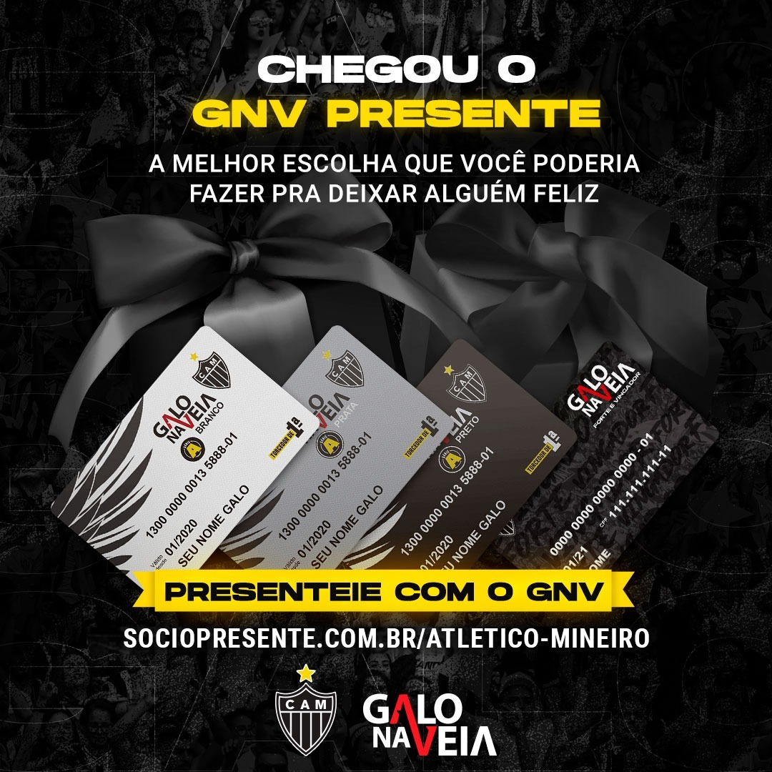 Clube Atlético Mineiro - Sócio #Galo na Veia Prata, garanta seu ingresso  para Atlético x Santa Cruz:  A venda on-line de  ingressos exclusiva para sócios Galo na Veia Prata, referente ao