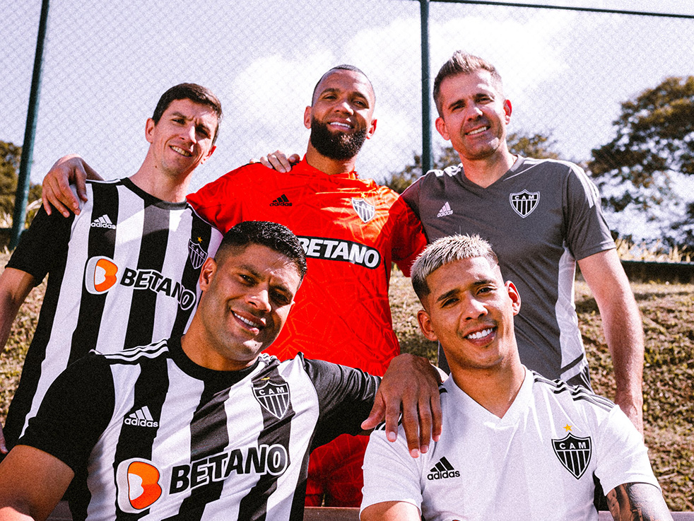 Camisa Infantil adidas Atlético Mineiro 2023 - Jogo 1