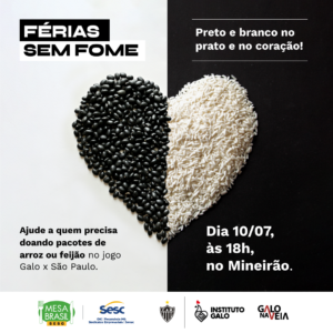 Instituto Galo vai arrecadar alimentos em Galo x São Paulo