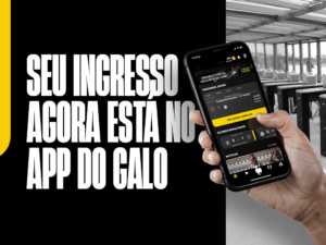 Ingresso digital no App dá acesso exclusivo no Mineirão