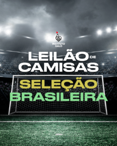 Instituto Galo leiloa camisas da seleção brasileira