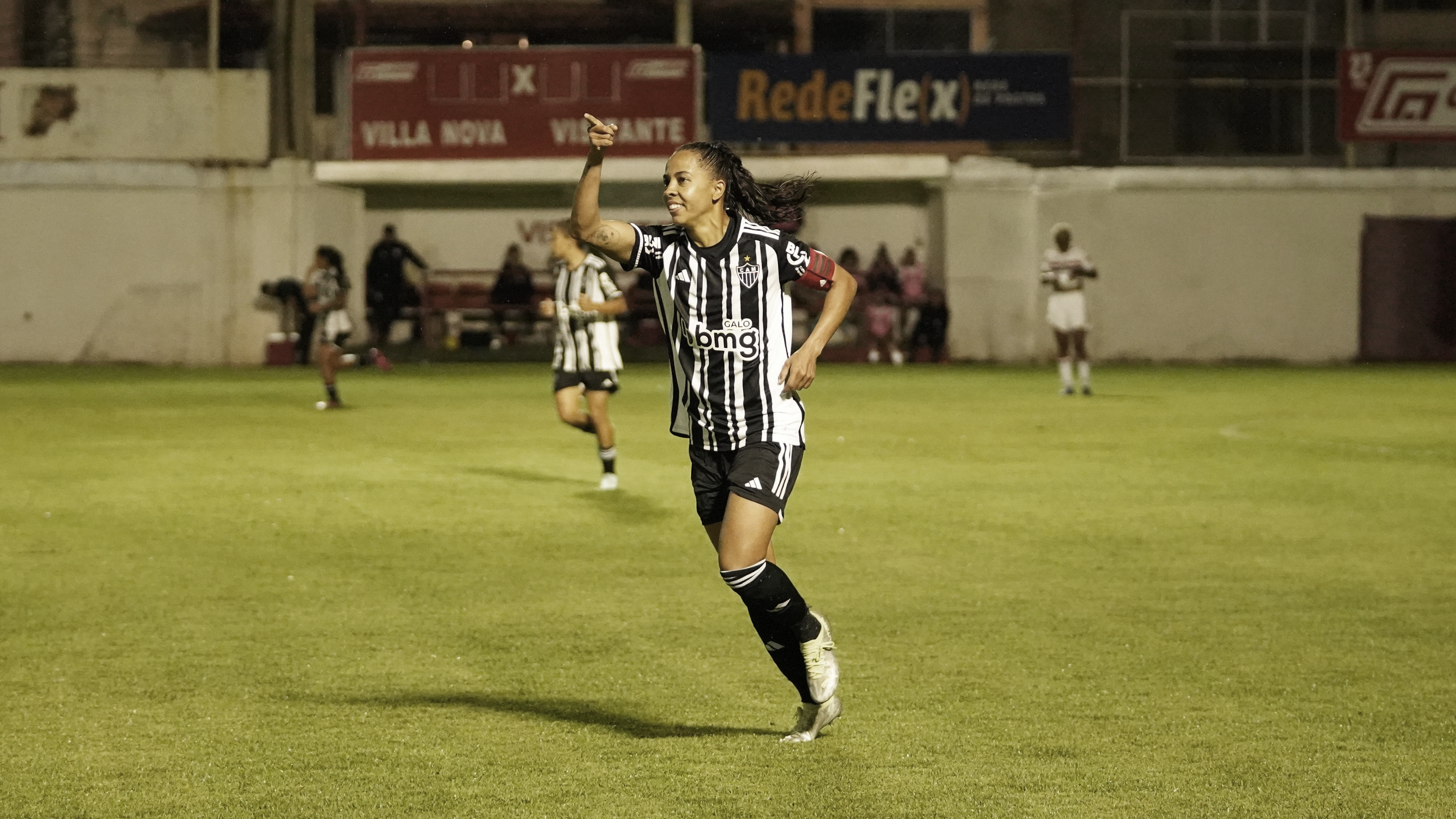 Ludmila marcou o gol da vitória alvinegra sobre o São Paulo-SP. Foto: Daniela Veiga/Atlético