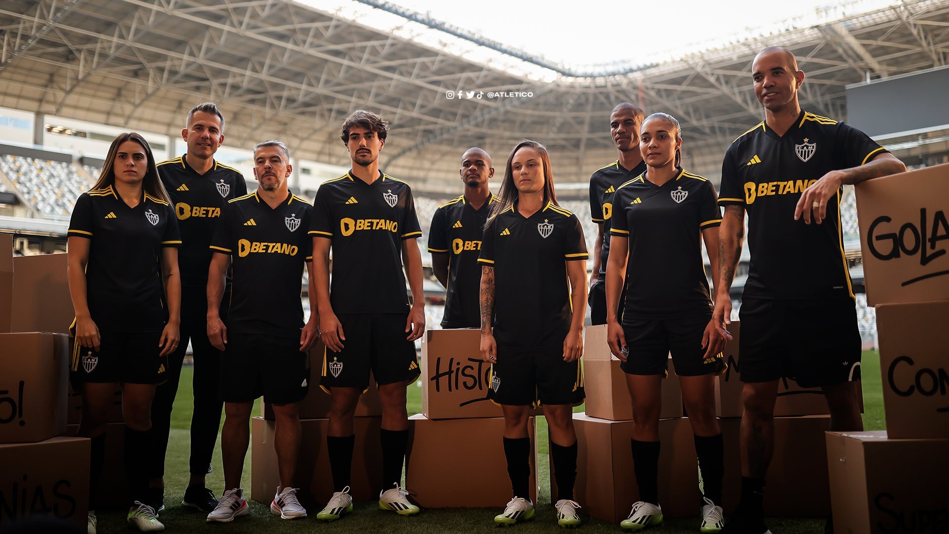 Camisa Infantil adidas Atlético Mineiro 2023 - Jogo 1