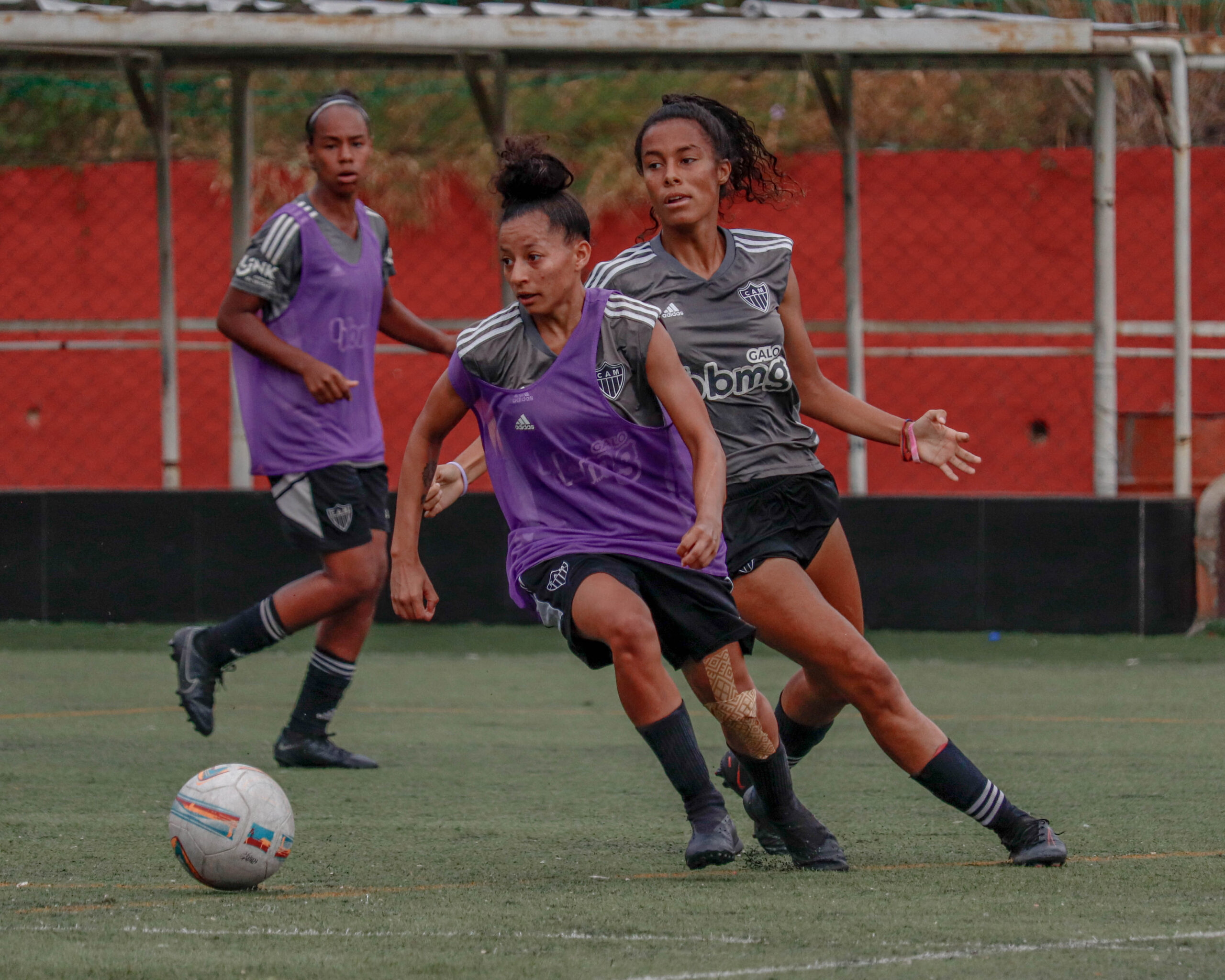 Vingadoras encerraram ontem (20) a preparação para o duelo contra o Uberlândia. Foto: Fabio Pinel / Atlético