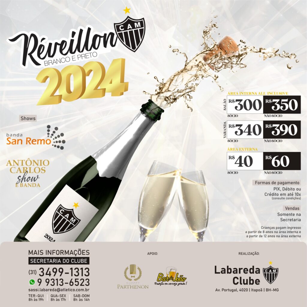 Clube Belo Horizonte: Reveillon, Cotas, Day Use, Telefone