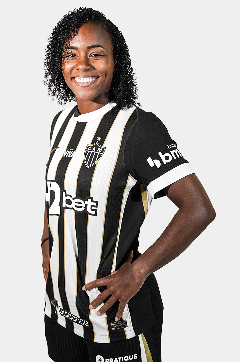 Foto meio-campista Ju Pacheco