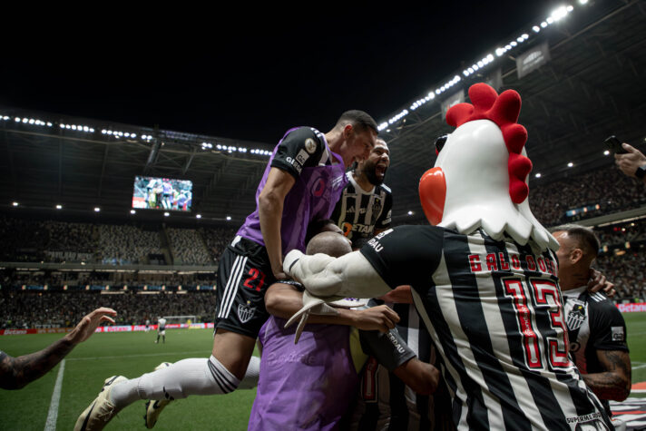 Comemoração dos jogadores