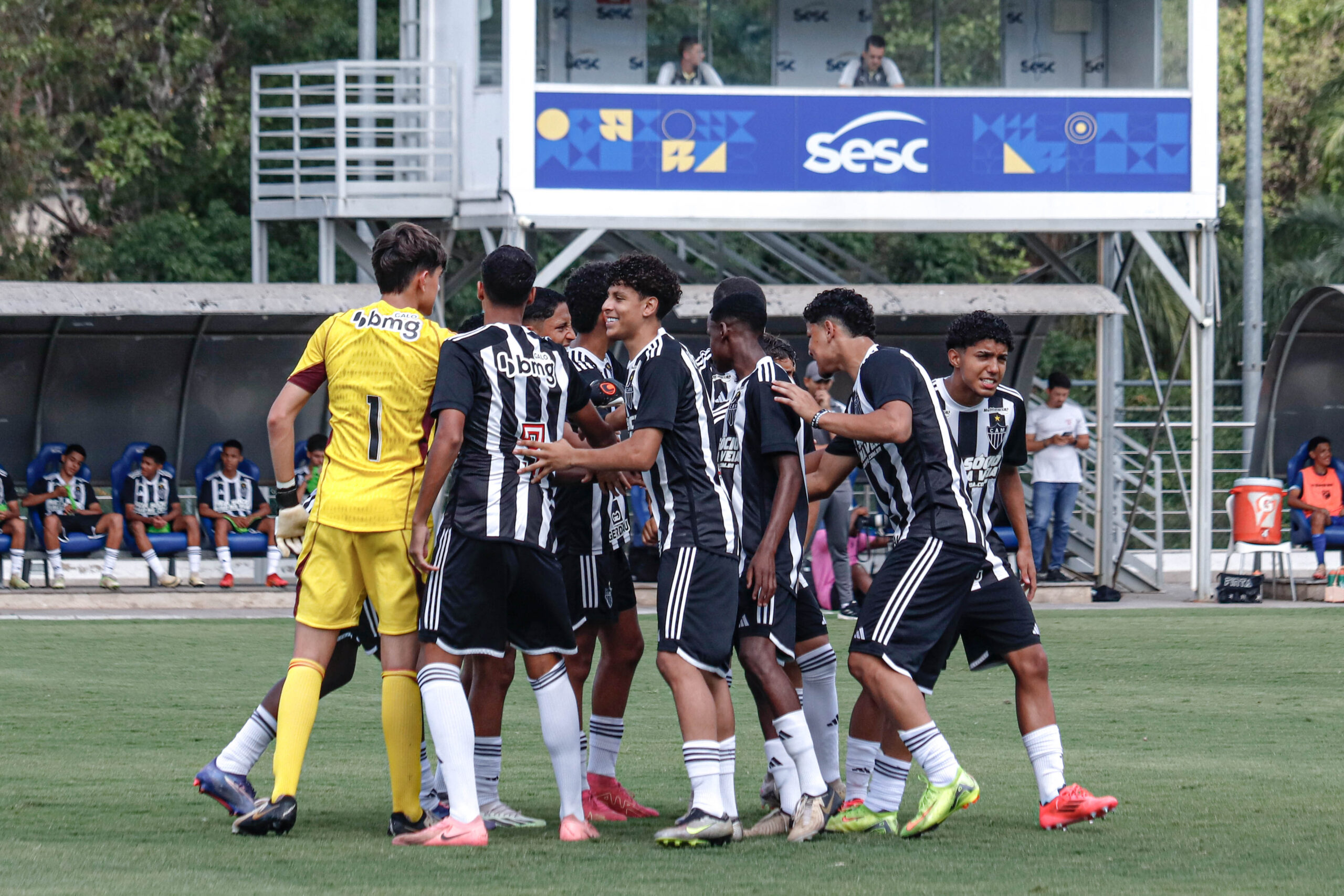 Time Sub-15 do Galo ainda não perdeu no Octagonal Final do Mineiro. Foto: Fabio Pinel / Atlético