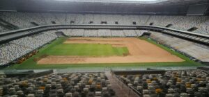 Atlético inicia troca do gramado na Arena MRV