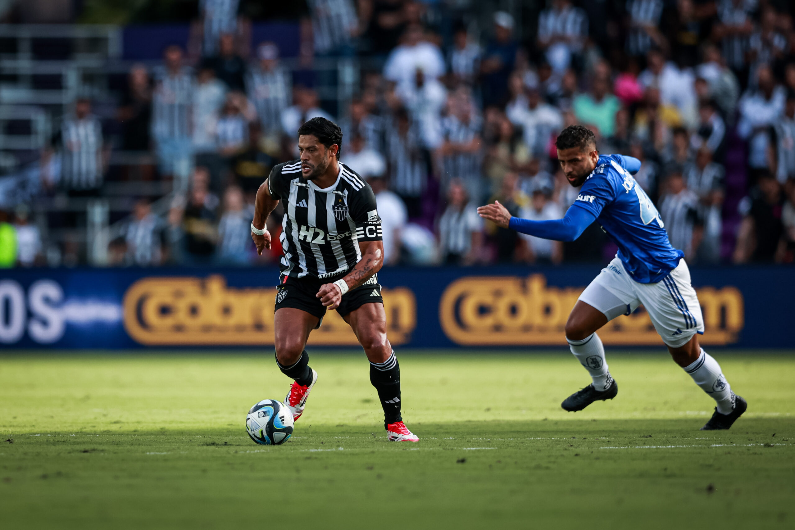 Hulk durante Atlético x Cruzeiro pela FC Series 2025 – Foto: Pedro Souza/Galo