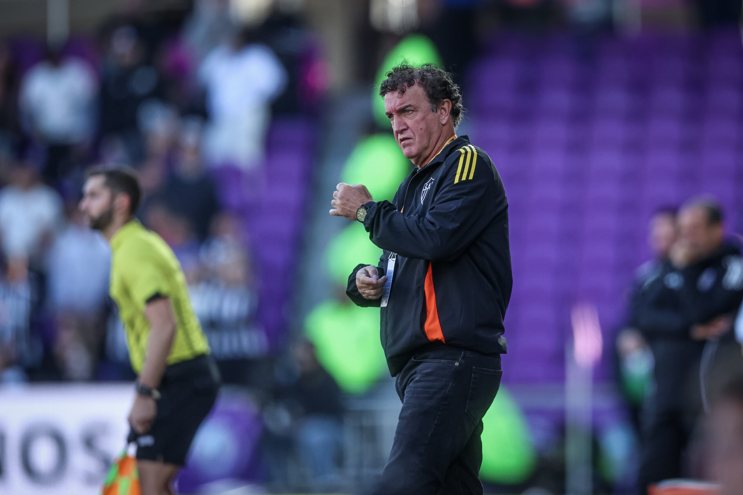 Técnico Cuca durante Orlando City x Atlético – Foto: Pedro Souza/Galo