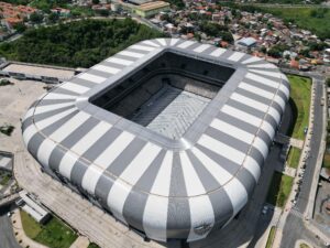 Atualização das obras de acústica na Arena MRV