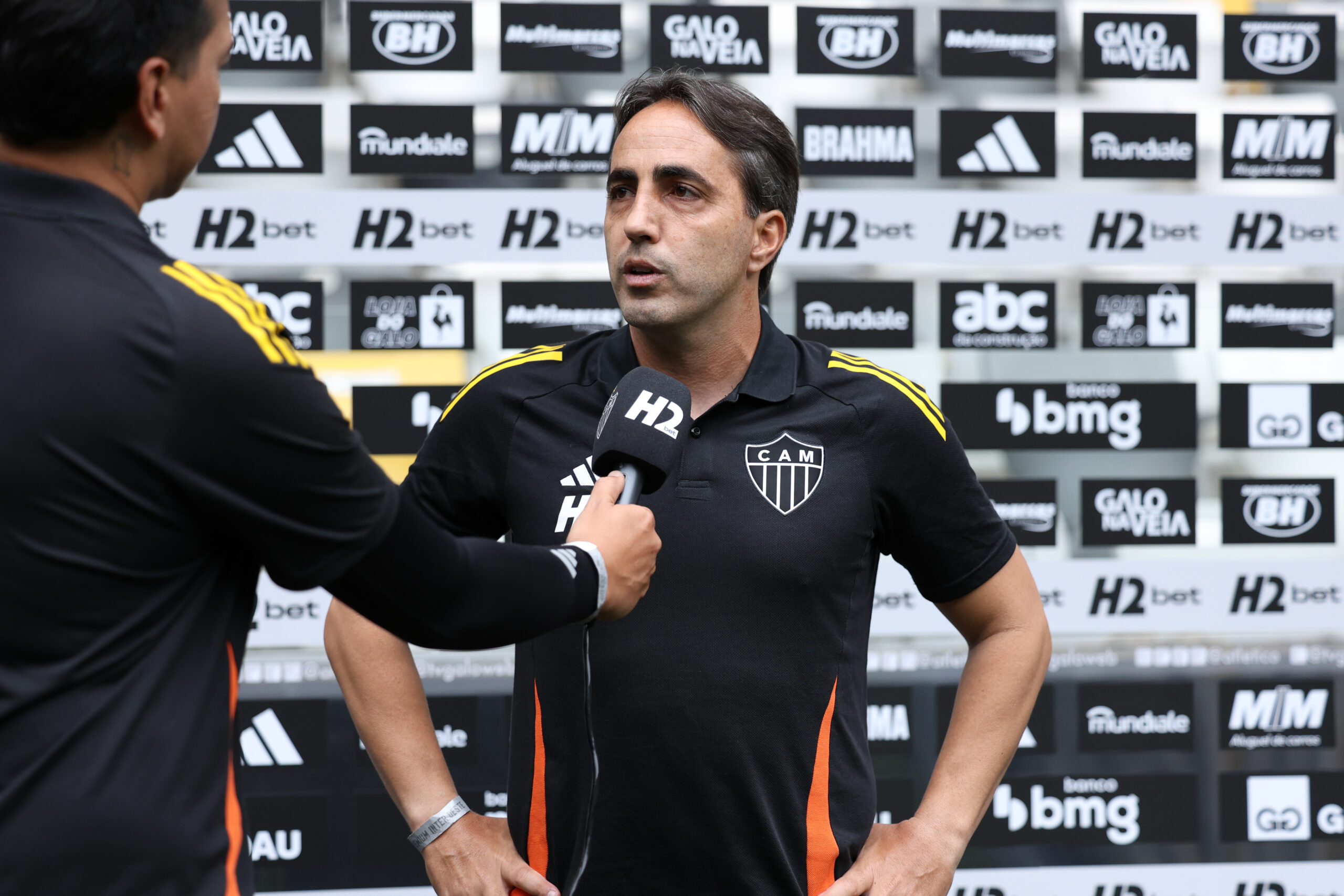 Técnico Leandro Zago busca terceiro título estadual na base do Galo. Foto: Daniela Veiga/Atlético
