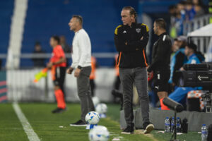 Técnico Cuca - Godoy Cruz x Atlético - Foto: Pedro Souza/Galo