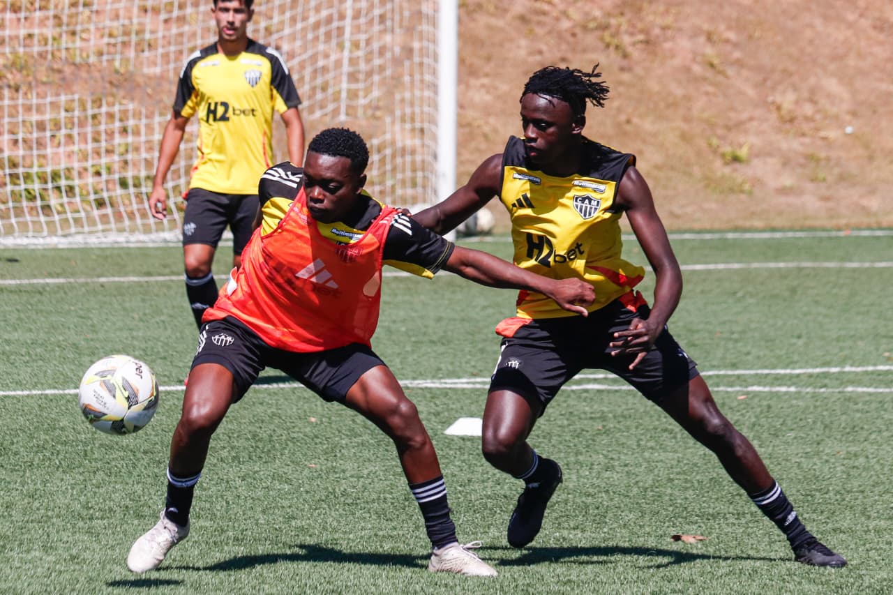 Sub-20 finalizou nesta sexta-feira (29) a preparação para o clássico. Foto: Arthur Henrique / Atlético
