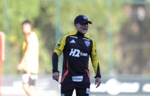 Jorge Sampaoli comanda primeiro treino no Atlético