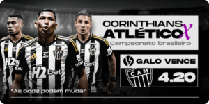 Corinthians x Galo: veja SuperOdds e saiba como apostar nesse jogo