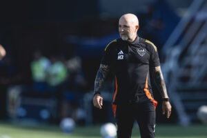 Lanús x Atlético: coletiva de imprensa com Sampaoli