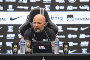 Atlético x Betim: coletiva de imprensa com Sampaoli