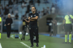 Grêmio x Atlético: coletiva de imprensa com Lucas Gonçalves