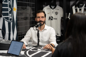 CEO do Atlético representa o Clube e ganha destaque na imprensa