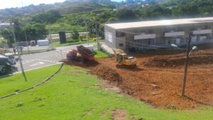 Obra das instalações das categorias de base entra na fase de terraplanagem