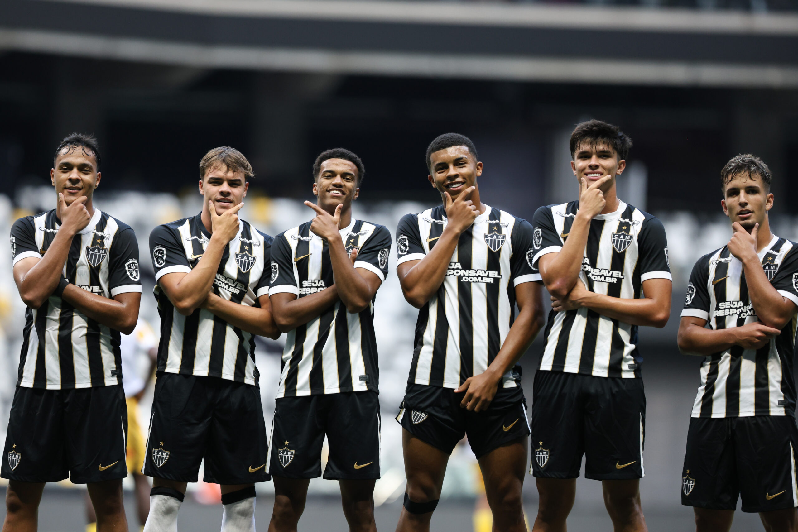 Galinho se impõe e goleia Novorizontino em casa pelo Brasileiro Série B Sub-20. Foto: Daniela Veiga / Atlético 