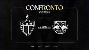Galo enfrentará o Red Bull Bragantino nas oitavas de final da Sul-Americana