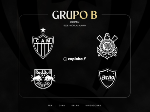 Vingadoras conhecem grupo da Copinha F Sub-20