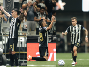 Força coletiva coloca trio do Galo no topo da artilharia