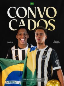 Crias do Galo são convocados para o Mundial Sub-17